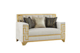 Hira Cream Living Room Set