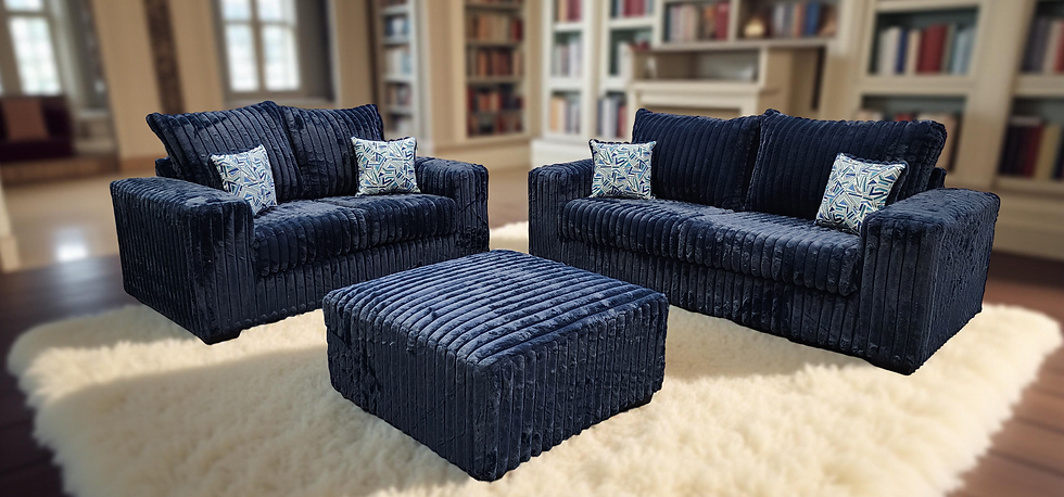 Texan Oversize Blue Chair