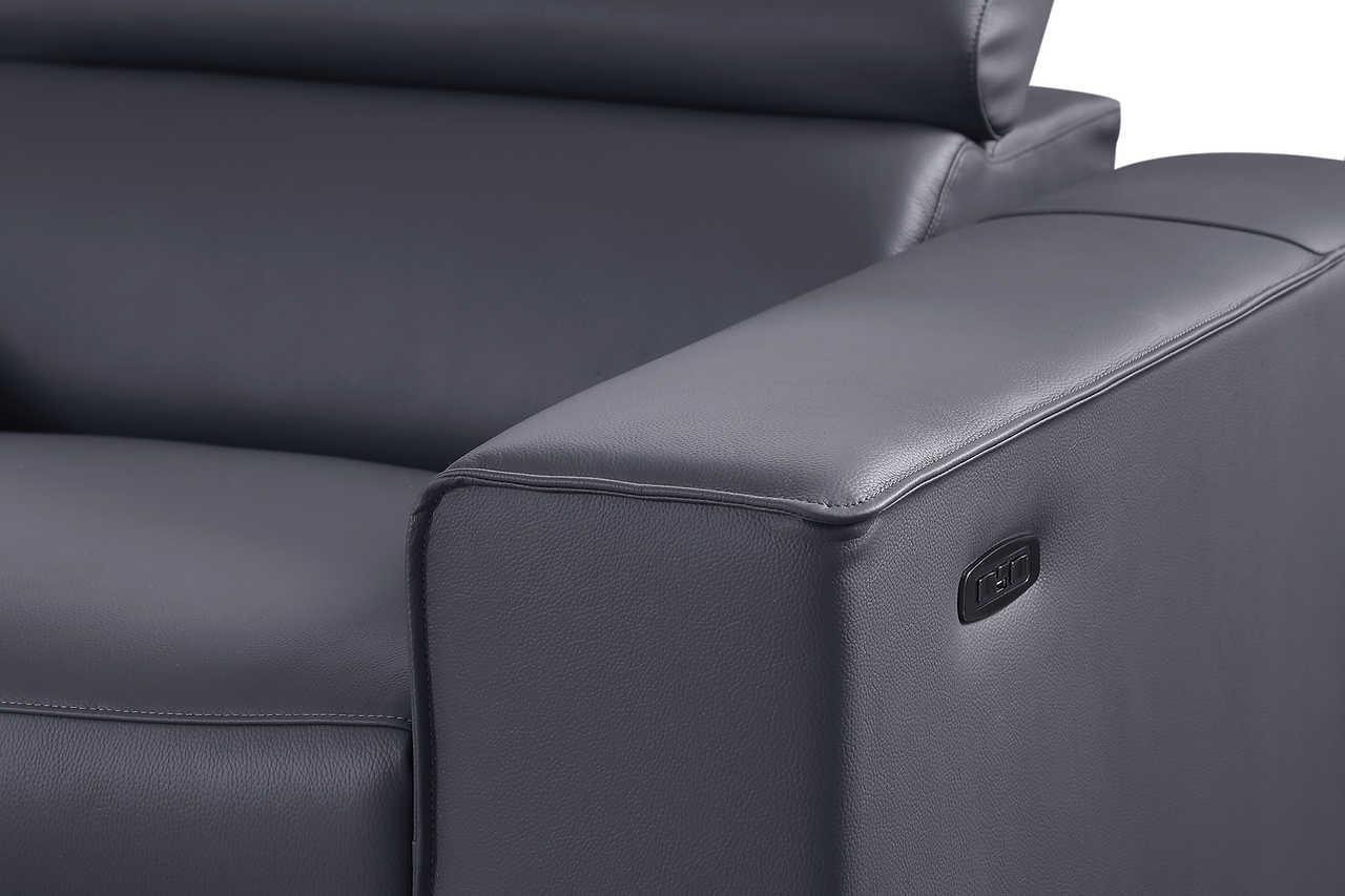 Picasso Dark Gray 7-Piece 3 Power Reclining Sectional