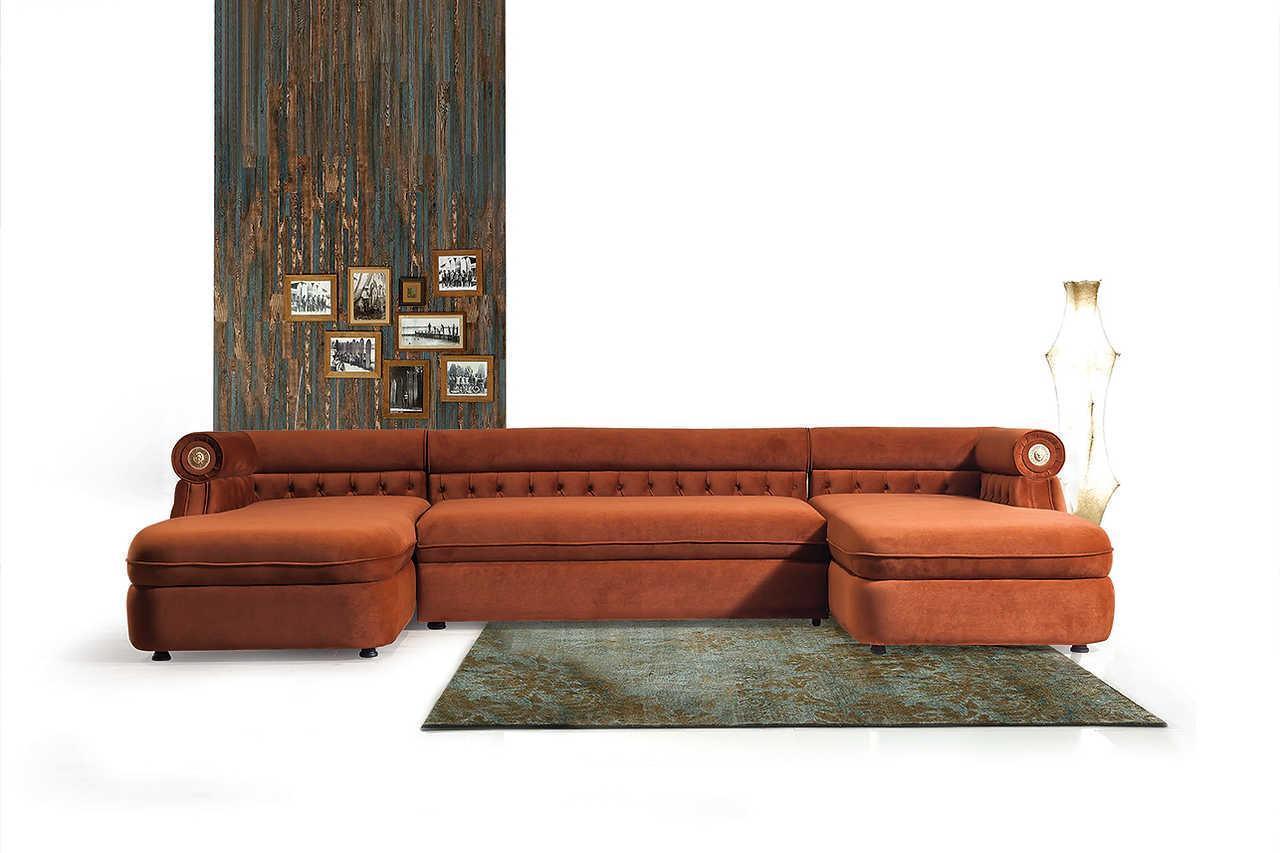 Brooklyn Orange Sectional