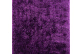 Afro Shag Violet Modern Transitional Art Silk Shine Rug - Ella Furniture