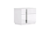 Chloe White Modern Contemporary High Gloss 5-Drawers Chest - Ella Furniture