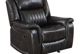 Lavon Brown Modern Wood, Engineered Wood Faux Leather Upholstered 3Pcs Livingroom Set - Ella Furniture