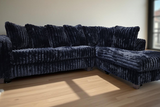 Gia Black 2-Piece Sectional