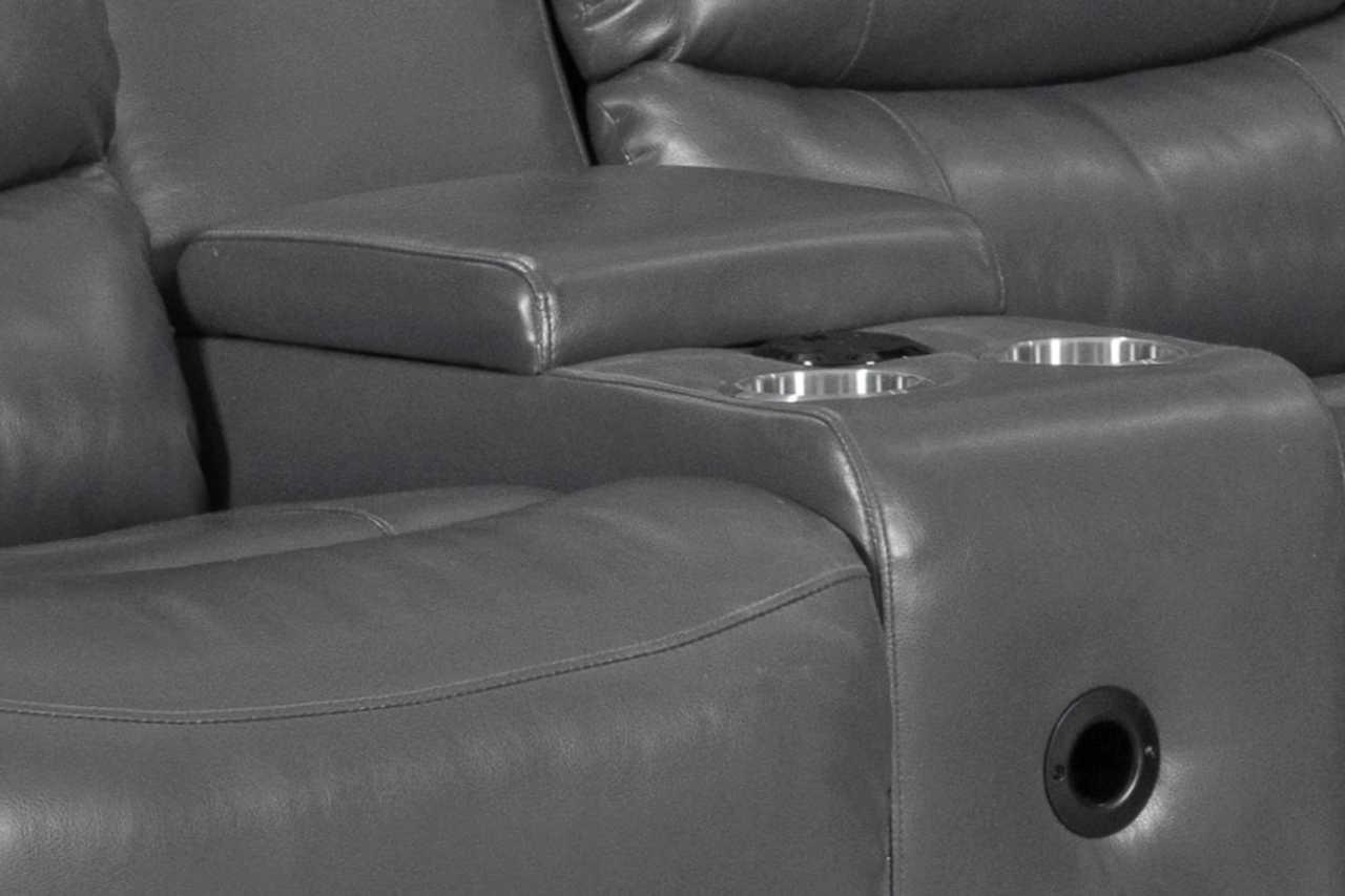Turbo Gray Power Reclining Sectional