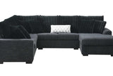 Brady Black Sectional