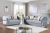 Carmela Grey Velvet Living Room Set