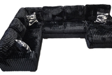 Austin Black 3-Piece Sectional