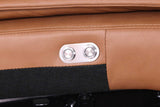 Sierra Camel Leather Reclining Sectional