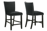 Valentino Black Marble Top Counter Height Set