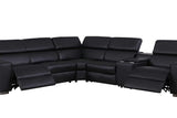 Picasso Black 6-Piece 2 Power Reclining Sectional