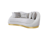 Olena Ivory 2-Piece Living Room Set