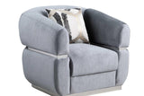 Carmela Grey Velvet Living Room Set