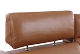 Lorenzo Camel Modern Italian Leather Collection - Ella Furniture