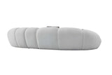 Big Cloud White Soft Fur Fabric Oversize Sectional