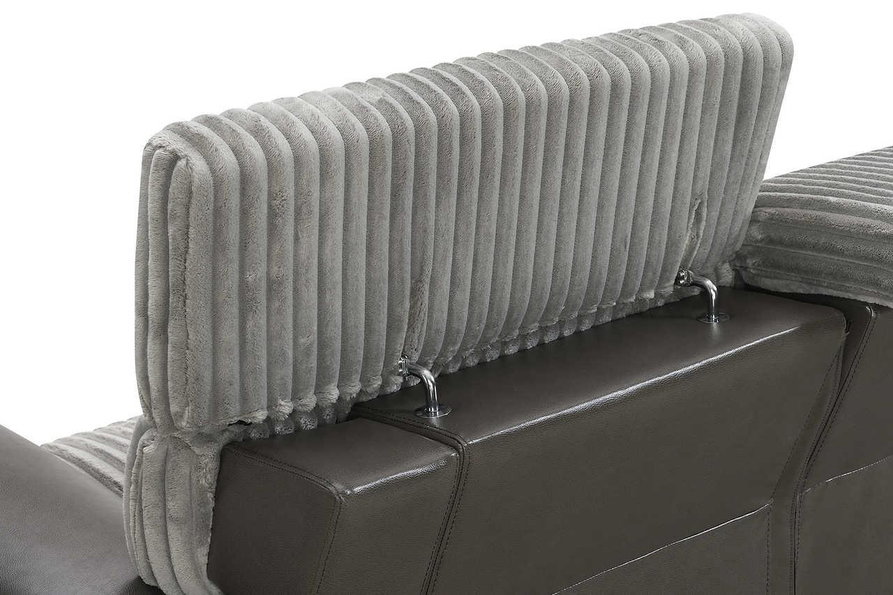 Twist Grey 3-Piece Reclining Set
