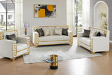 Hira Cream Living Room Set