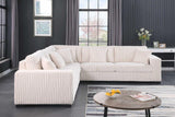 Comfy II Cream 3-Piece Sectional