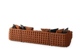 Sicilya Rust Orange Sectional