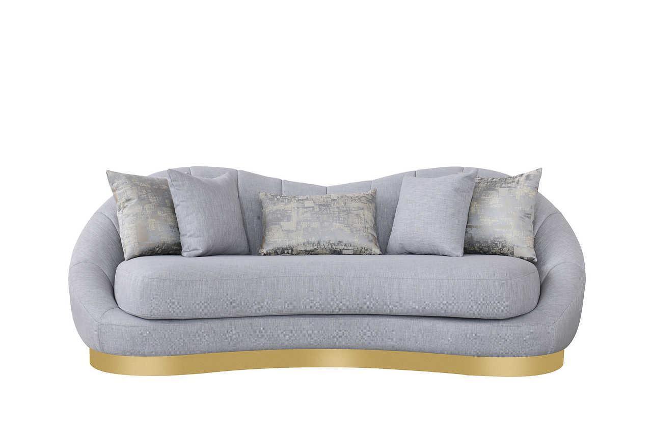 Olena Dove Gray 2-Piece Living Room Set