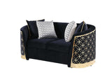 Athena Black Living Room Set