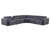 Nexus Dark Navy Power Reclining Sectional