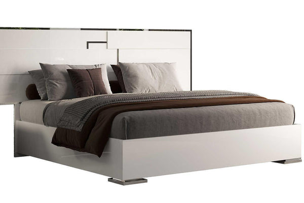 Infinity White Queen Bed