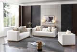 Alisha Ivory 2-Piece Living Room Set