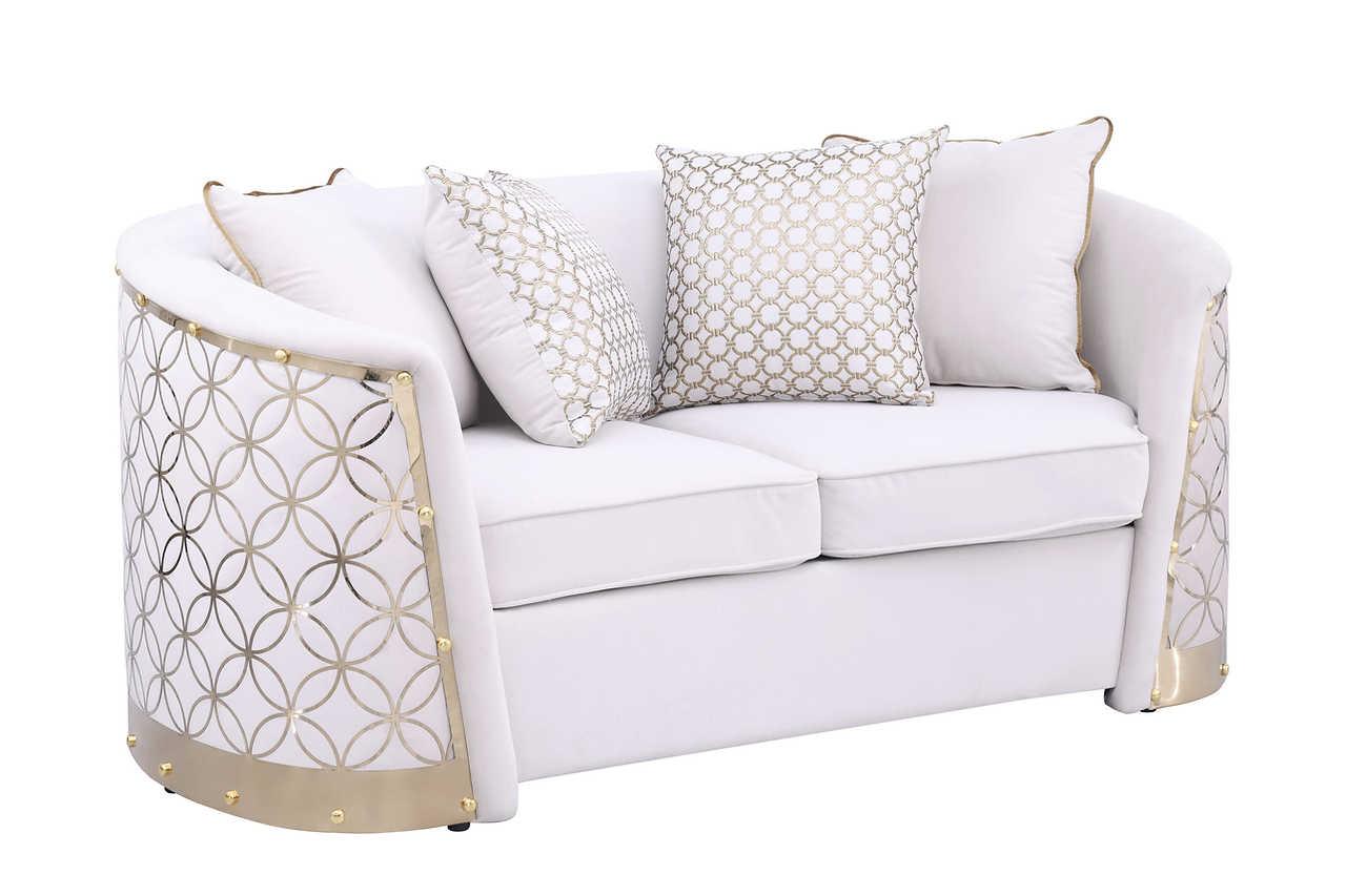 Athena Cream Living Room Set