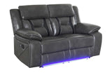 Concord Light Grey 3-Piece Reclining Set