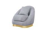 Olena Dove Gray 2-Piece Living Room Set