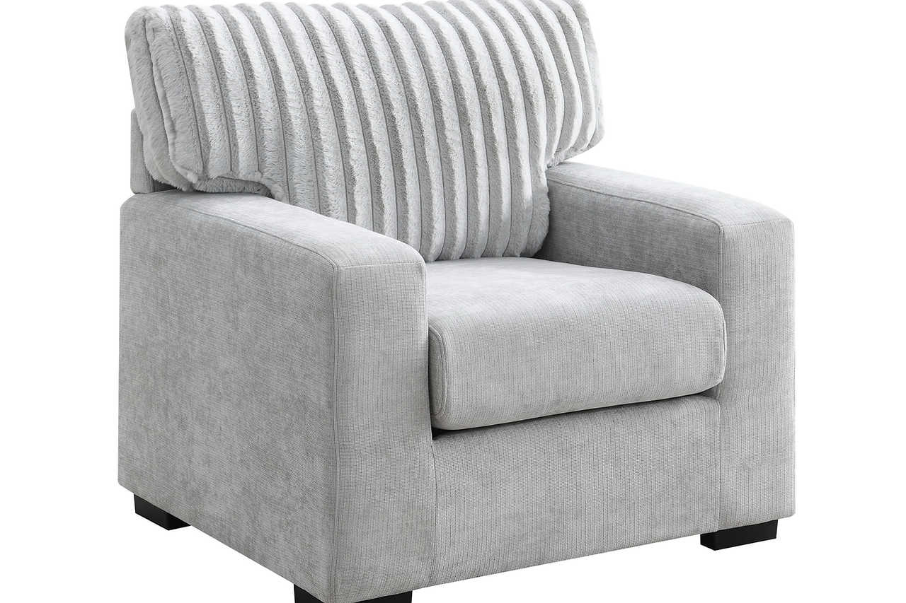 Tarra Gray Fabric Living Room Set