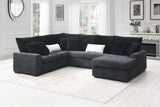 Brady Black Sectional