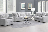 Tarra Gray Fabric Living Room Set
