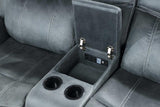 Rio Grande Gray Microfiber 3-Piece Reclining Set