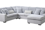 Brady Grey Fabric Sectional