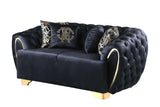 Mila Black Living Room Set