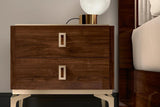 Eva Brown Italian Panel Bedroom Set