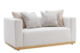 Alisha Ivory 2-Piece Living Room Set