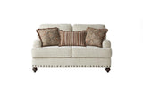 Cycle Hay Beige Modern Contemporary Wood, Engineered Wood Fabric Sofa - Ella Furniture