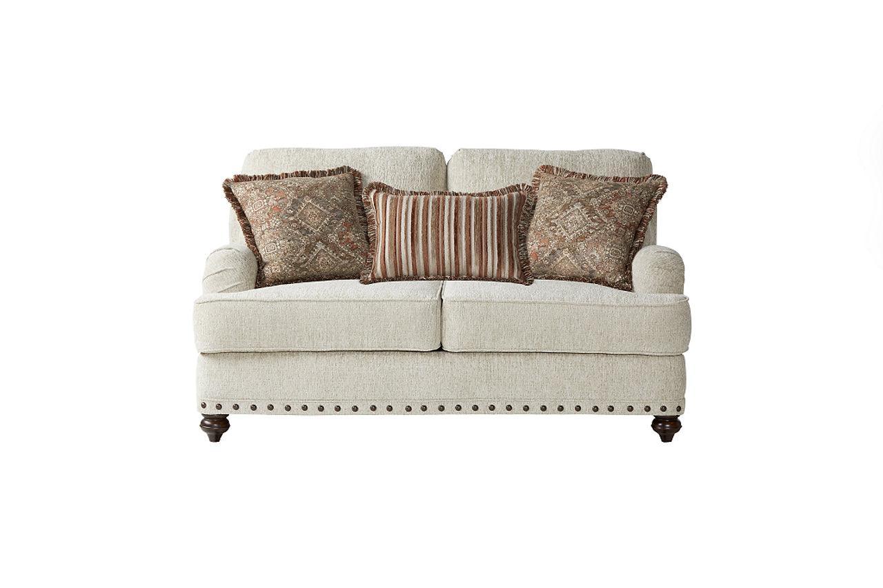 Cycle Hay Beige Modern Contemporary Wood, Engineered Wood Fabric Sofa - Ella Furniture