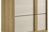 Maya Natural LED Panel Bedroom Set