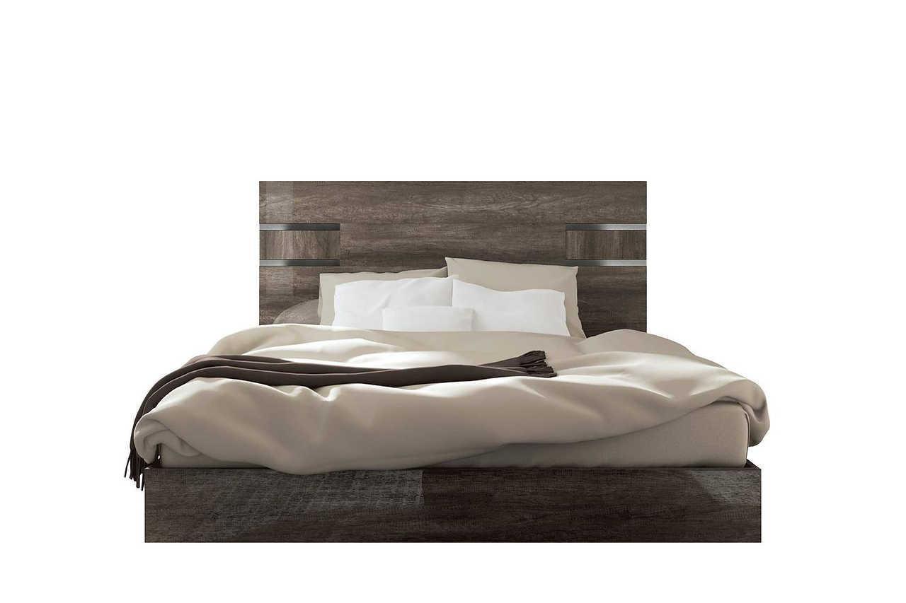 Medea Vintage Oak Italian Queen Bed