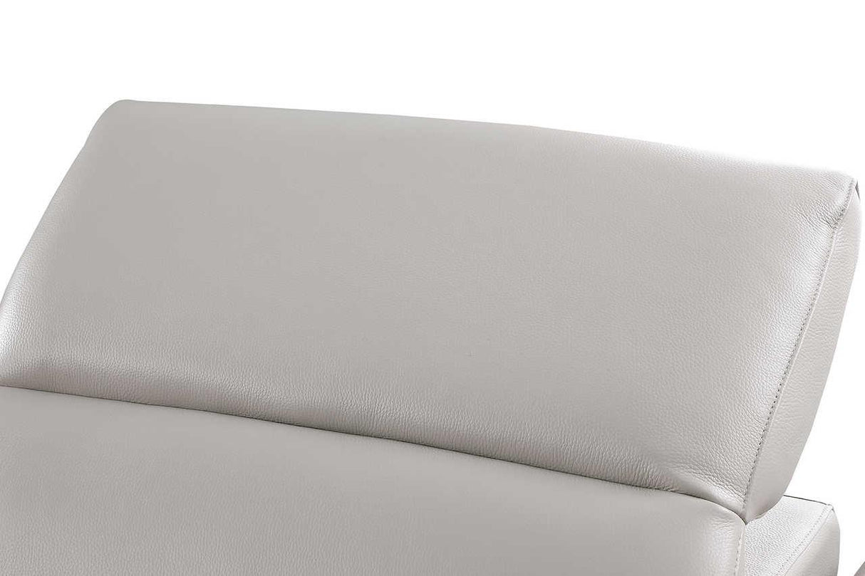 Lucca Grey Modern Italian Leather Collection - Ella Furniture
