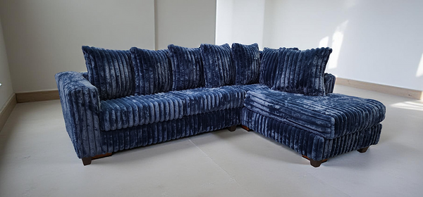 Gia Blue 2-Piece Sectional
