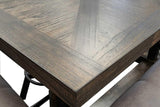 Valmont Dark Brown Counter Height Set