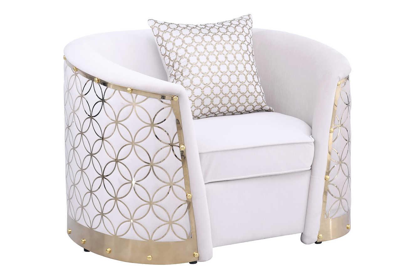 Athena Cream Living Room Set