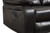 Concord Dark Brown 3-Piece Reclining Set