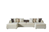 Sicilya Off White Sectional