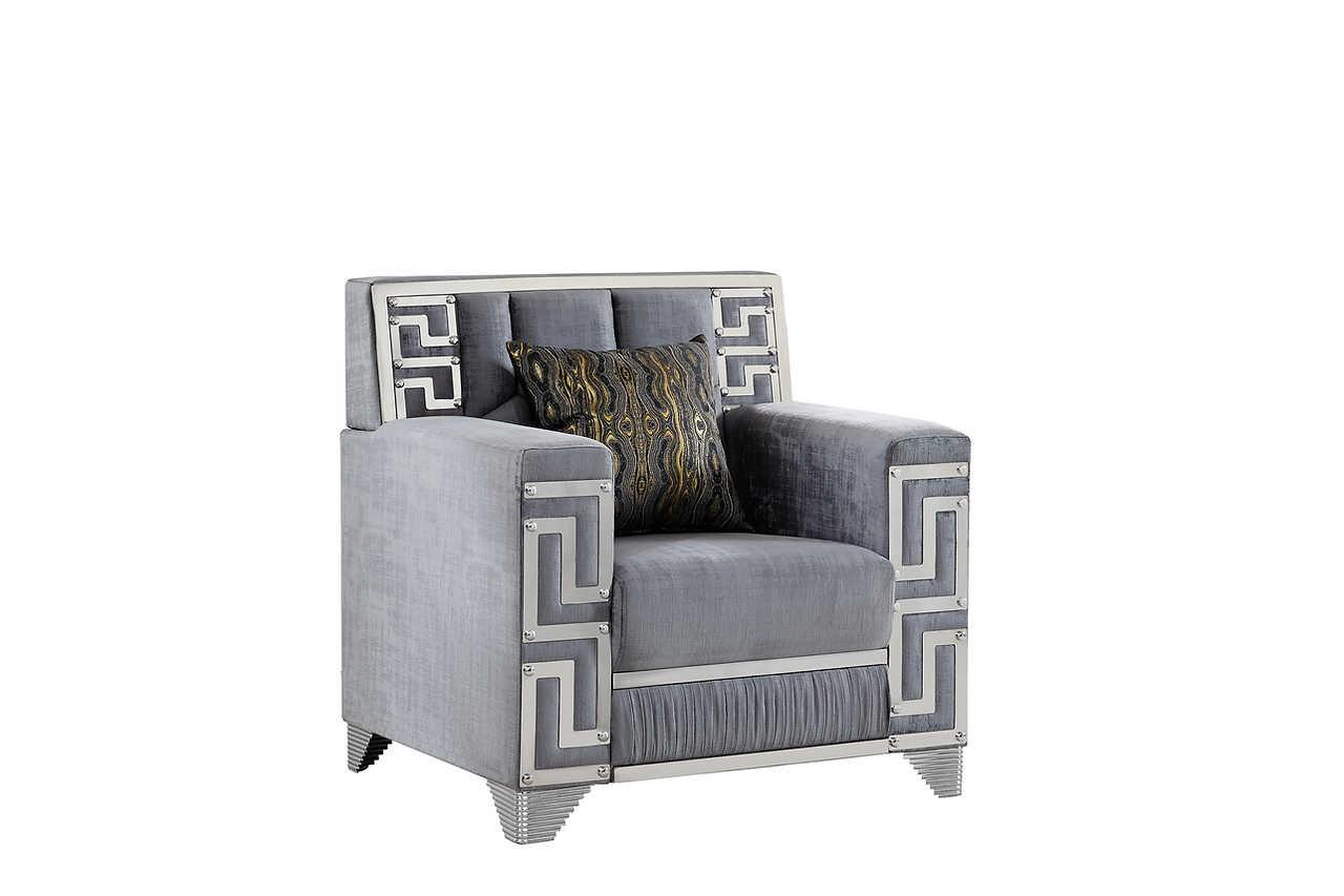 Hira Grey Living Room Set